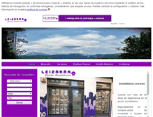 Tablet Screenshot of inmoleizaran.com
